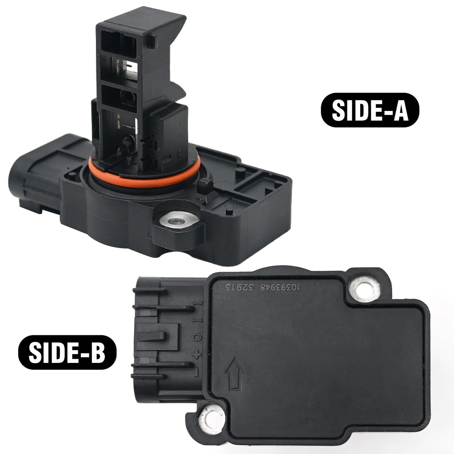 Zreneyfex 10393948 AF10060 Mass Air Flow Sensor MAF Sensor, Replacement for Cadillac CTS, Replacement for Chevy Avalanche, Silverado, Replacement for GMC Sierra, Replaces 23256991, AF10060