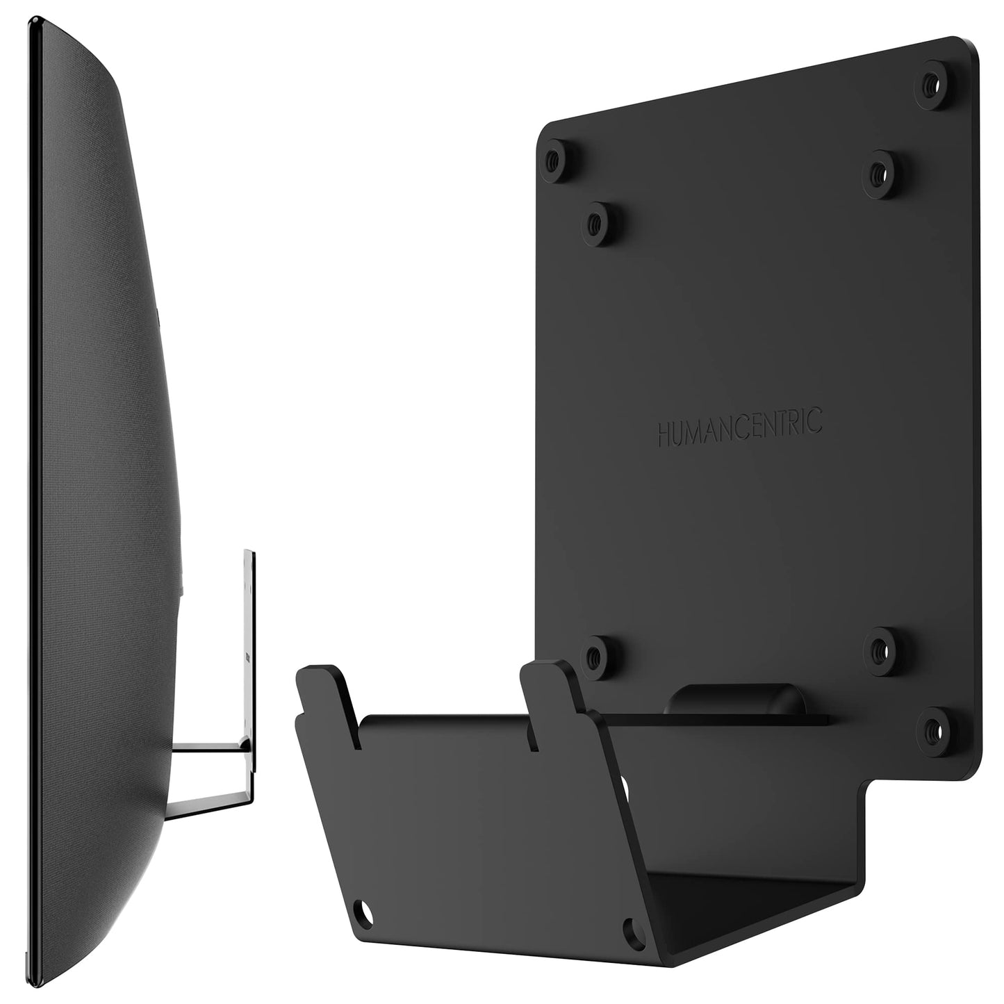 HumanCentric VESA Mount Adapter Compatible with Samsung Curved Monitors U32R590, U32R590C, U32R592, and U32R591, Adapter Bracket for VESA Stand, Arm or Desk Mount with 75x75 or 100x100mm Pattern