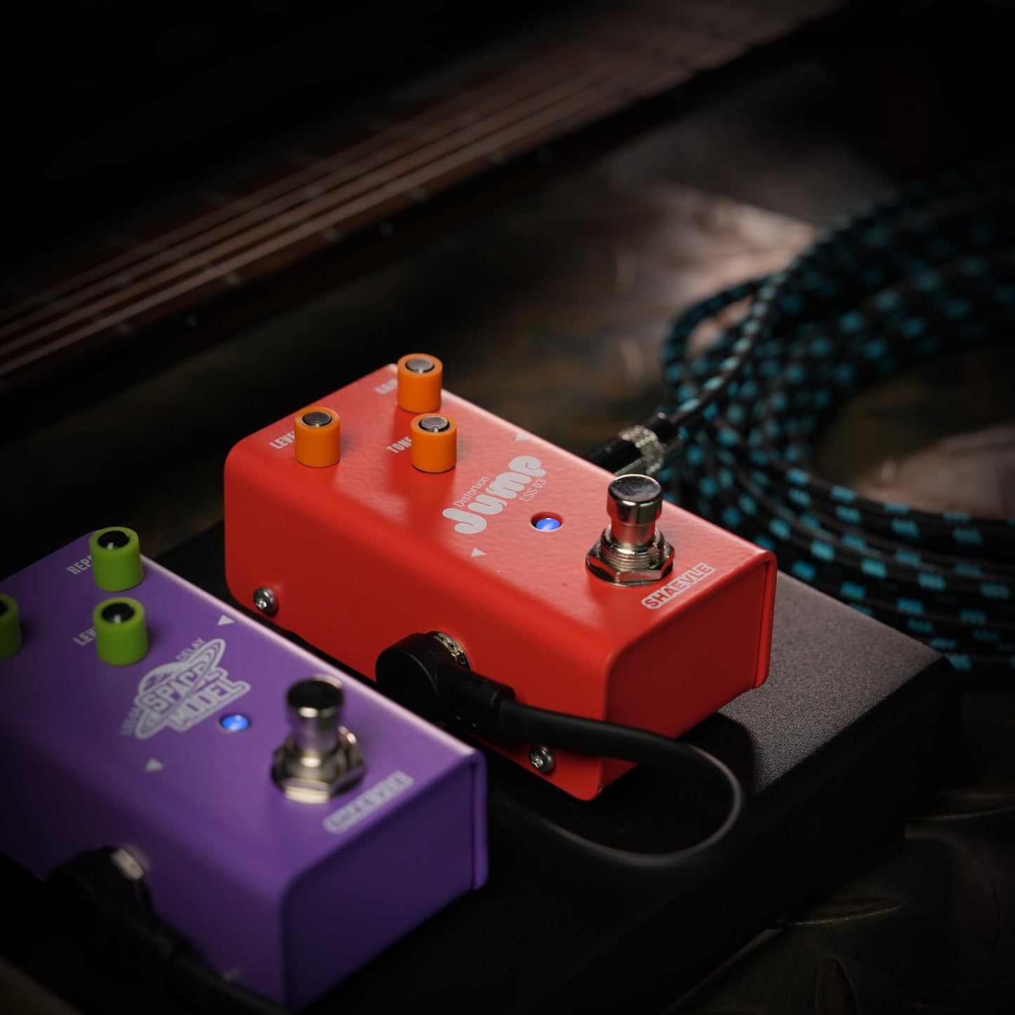 SHAEVLE Distortion Guitar Pedal Crunch-Style– All-Analog Circuit, True Bypass, Compact Design for Classic Amp-Like Drive (Crunch Distortion)