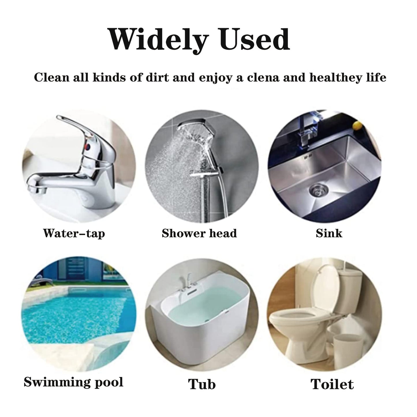 Pumice Stone for Toilet Bowl Cleaning with Extra Long Wand for Deep Clean-Removes Limescale&Hard Water Stains-Toilet Brush/Tile/Grout/Swim Pool/Grill with 1 Wand+8 Pumice Stones