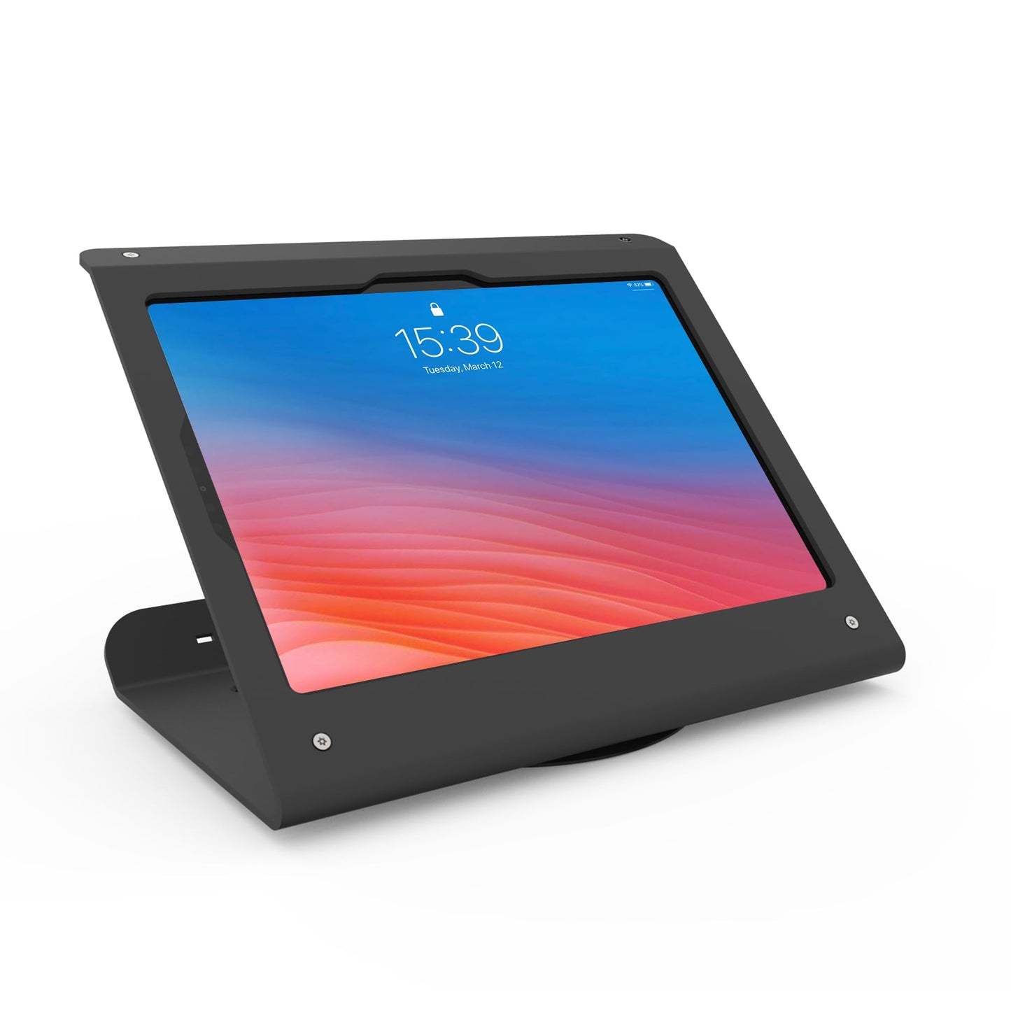 Pinikox Retail Kiosk Tablet Stand Compatible with iPad 10 gen 10.9 inch, air 4 5 10.9", 11"(A16), Pro 11" 1st 2nd 3rd 4th gen., Air 11", Business POS Tablet Stand, 360° Swivel Base, Black