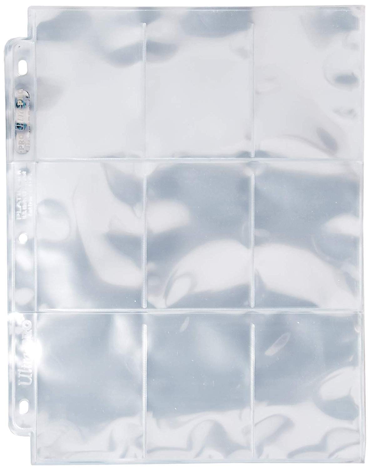 Ultra Pro 9-Pocket Silver Series Page Protector for Standard Size Cards (100ct)