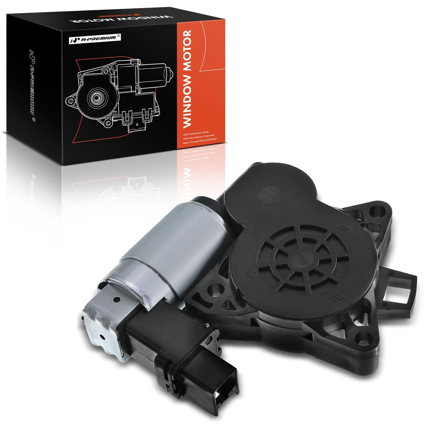 A-Premium Power Window Lift Motor Compatible with Mazda 3 2004-2009, 5 2012-2014, 6 2003-2008, CX-7 2007-2012, CX-9 2007-2015, RX-8 2008-2011, with Anti-Clip Function, Replace GJ6A-59-58XF