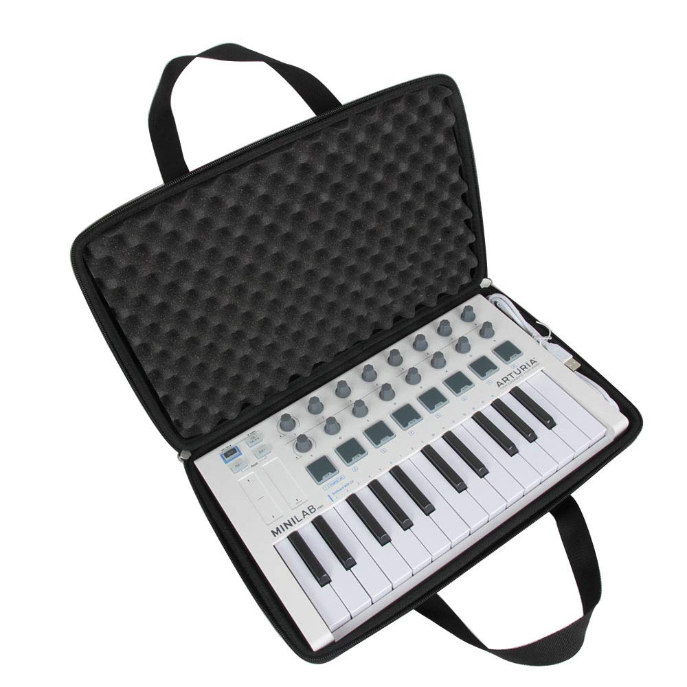 Hermitshell Reiseetui für Arturia MiniLab MkII 25 Slim-Key Controller