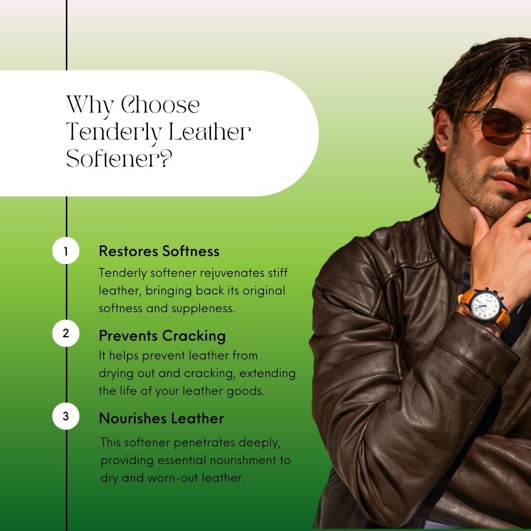 URAD Tenderly Leather Softner - Moisturize, Protect and Soften Any Type of Leather - 5 oz…