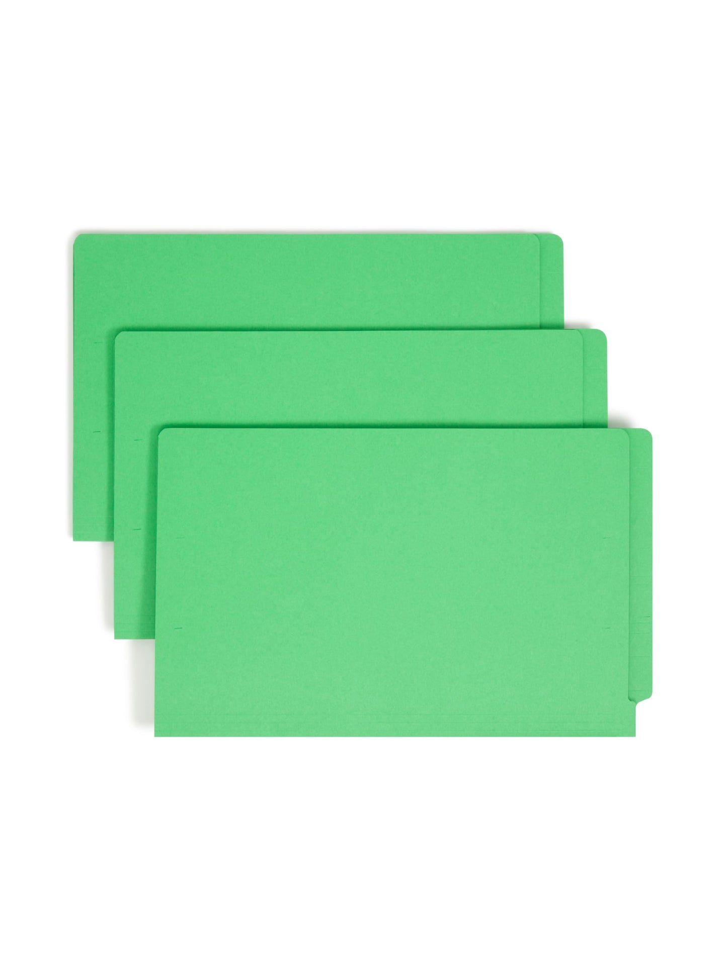 Smead End Tab Folder, Legal, Straight, 11 Point, Green, 100 Per Box (28110)