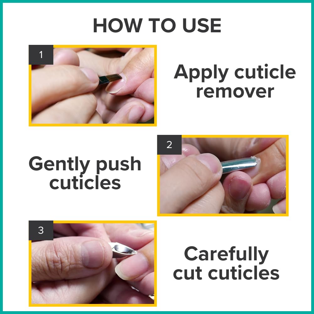 Rui Smiths Pro Stainless Steel 8-Piece Manicure Kit For Home And Salon With Professional Precision Cuticle Nipper And Metal Pusher Style No. 105