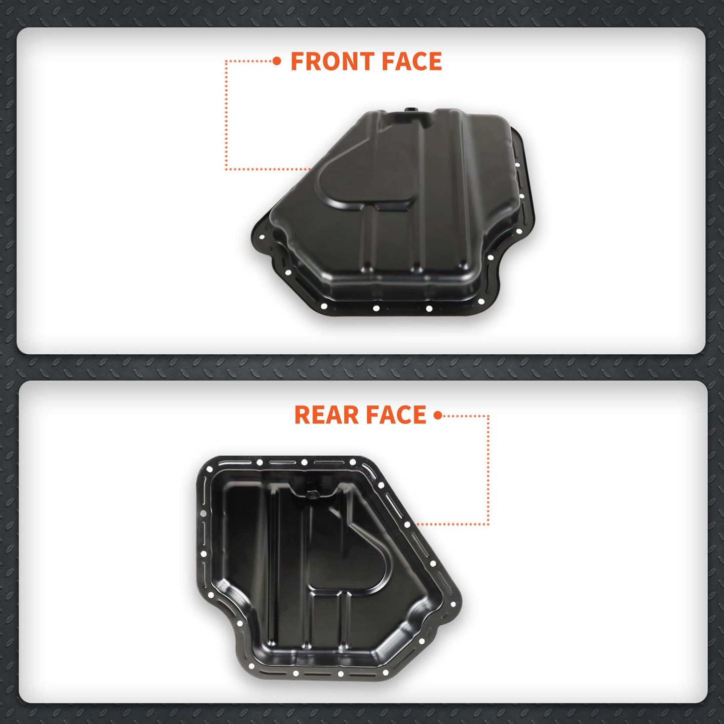 labwork Engine Oil Pan Sump with Drain Plug Replacement for Grand Caravan 2011-2020 Replacement for Journey 2011-2019 3.6L 264356 5184404AF