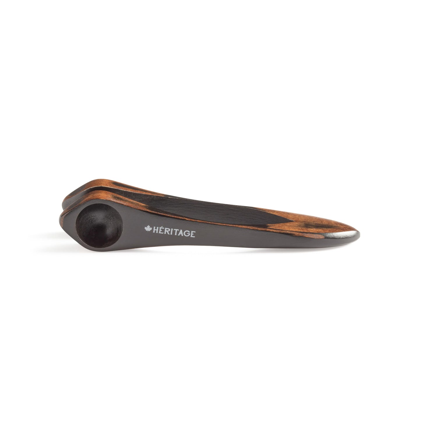Heritage Musical Spoons Giboulée Small Canadian Maplewood Handmade Natural Wood Sound Folk Percussion Instrument - Black