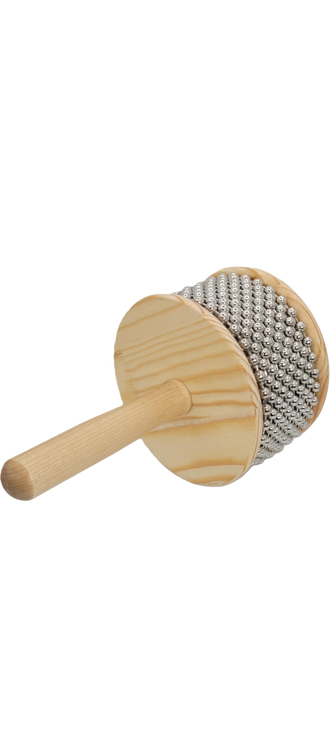 RsNifti Cabasa Wooden Percussion Instrument Hand Shaker Musical Instrument (Diameter 11.5 cm)