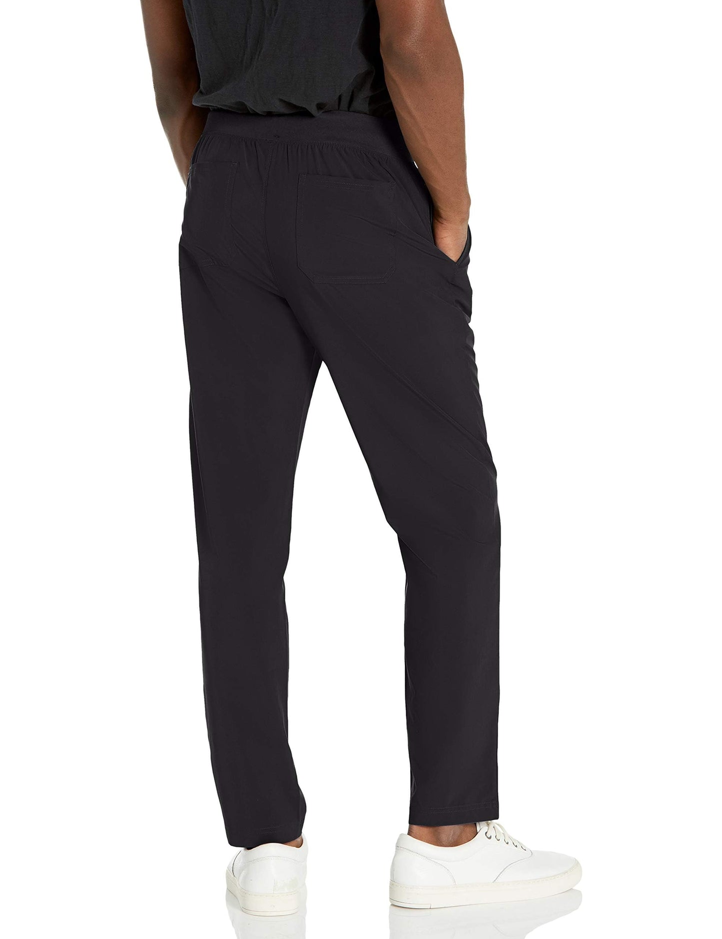 Skechers Mens Go Walk Action Pant, Bold Black, Large