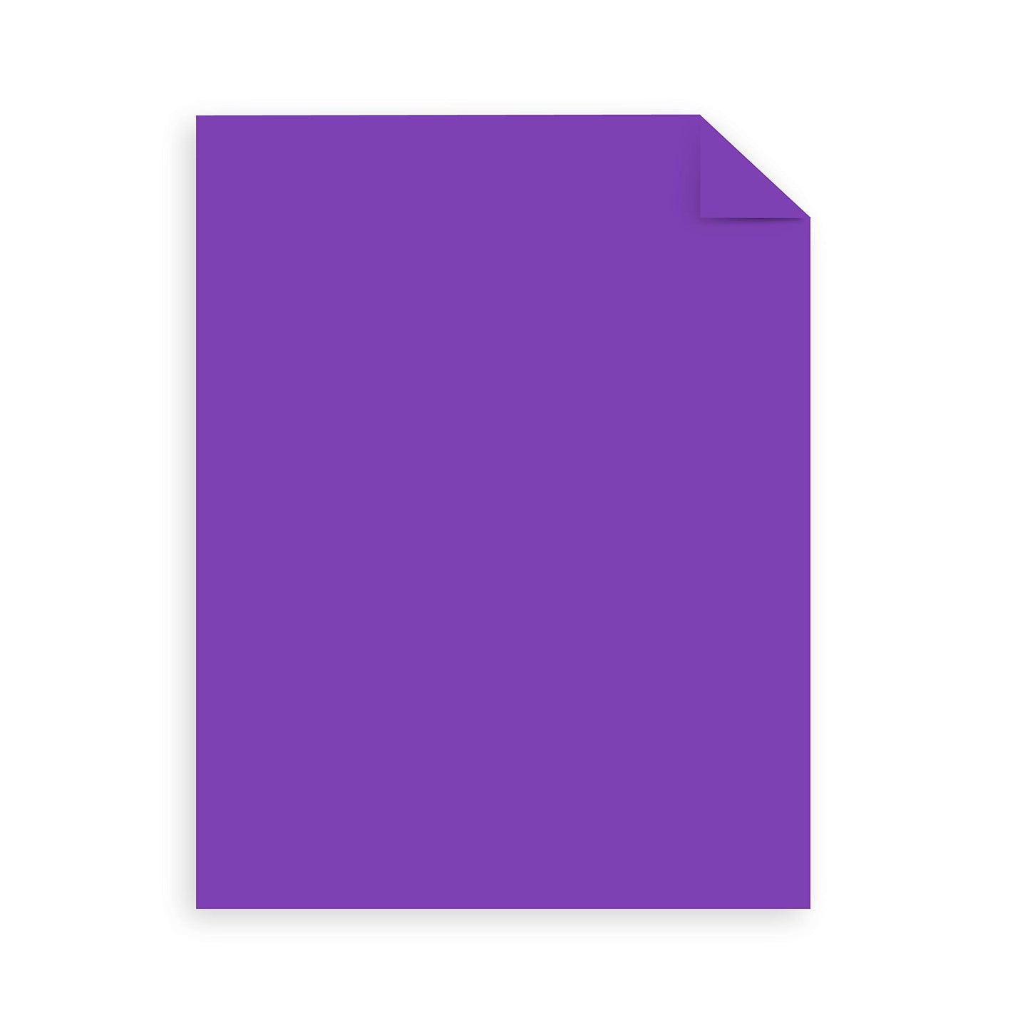 Astrobrights Mega Collection, Colored Paper, Ultra Purple, 625 Sheets, 24 lb/89 gsm, 8.5" x 11" - MORE SHEETS! (91691)