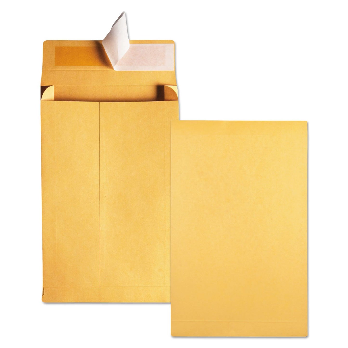 Quality Park Envelopes, 9 x 12 x 2 Inch Expansion Envelopes, Self-Seal Closure, 40 lb Brown Kraft, 25 Count - Ideal for Bulky Mailings, Reports, and Catalogs