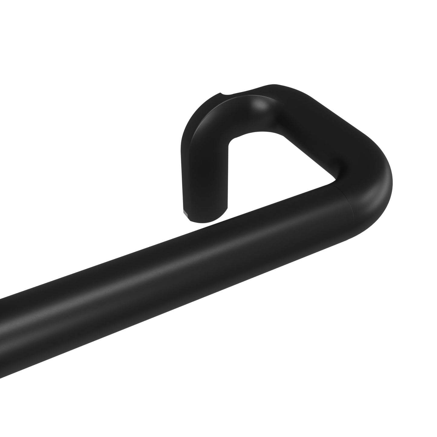 Umbra Twilight Curtain Rod Set – Wrap Around Design Ideal for Blackout or Room Darkening Panels, 30 to 84 Inches, Black