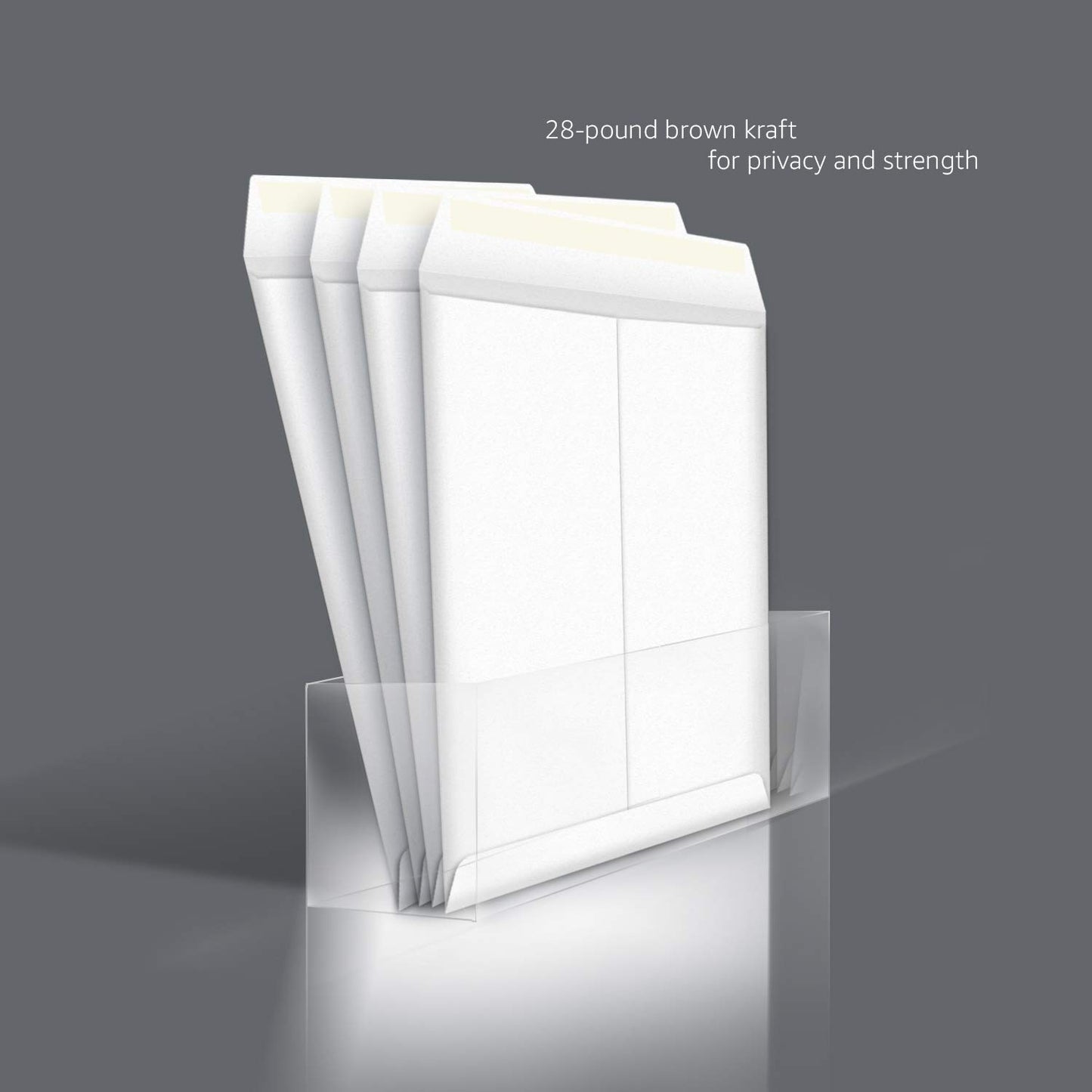 AmazonBasics Catalog Mailing Envelopes, Peel & Seal, 9x12 Inch, White, 250-Pack - AMZA33