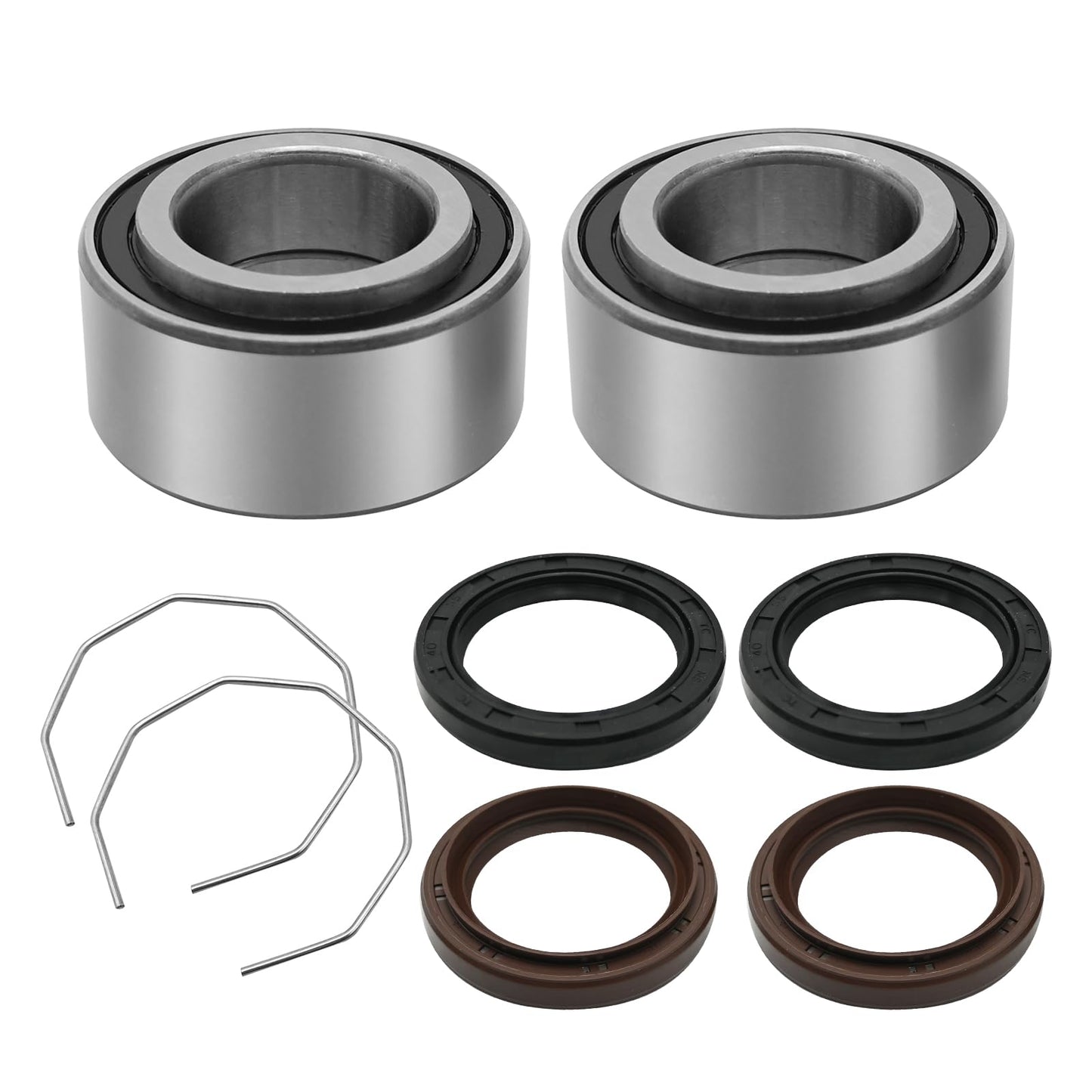 DUZFOREI 2 Sets Front or Rear Wheel Bearing Seal Kit Replacement for Arctic Cat 250 300 375 400 500 1998-2004, Replaces 0423-034 0402-275 0402-089 0402-069