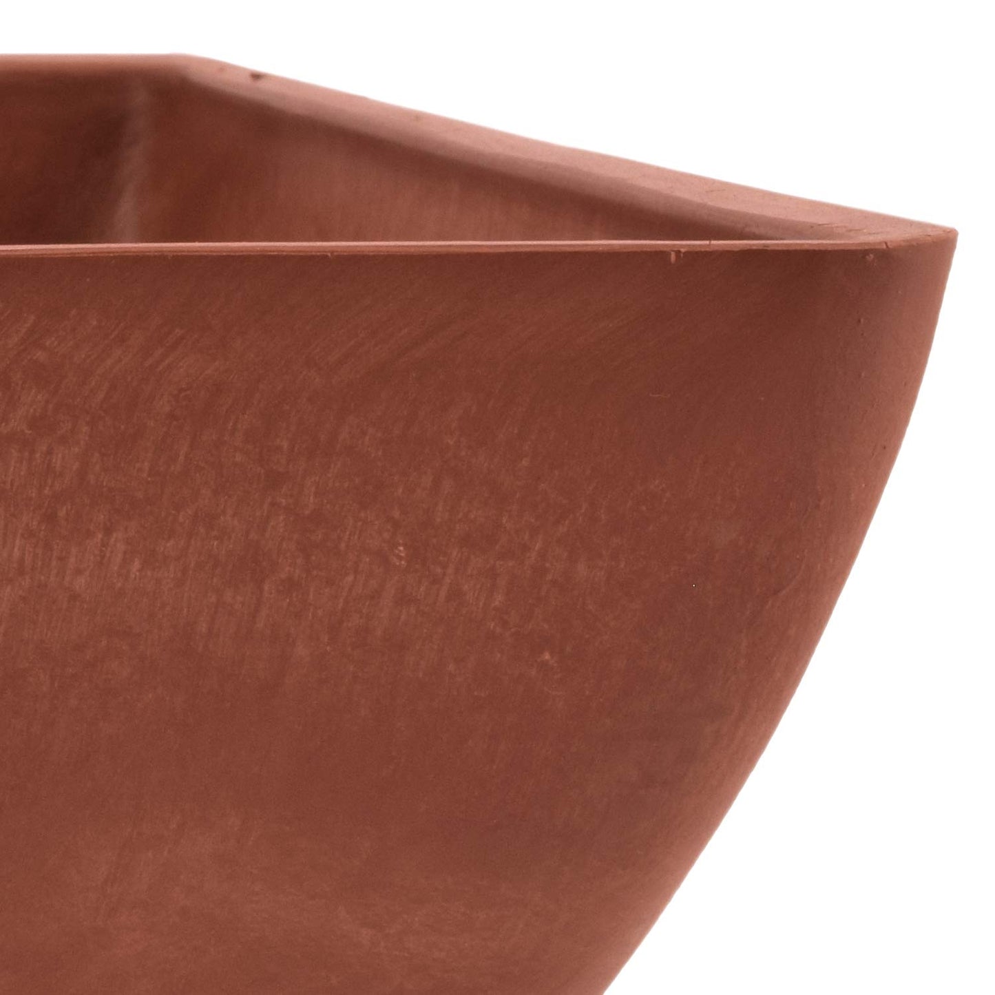 Arcadia Garden Products PSW PIPFBD30TC Simplicity Square Planter, Terra Cotta