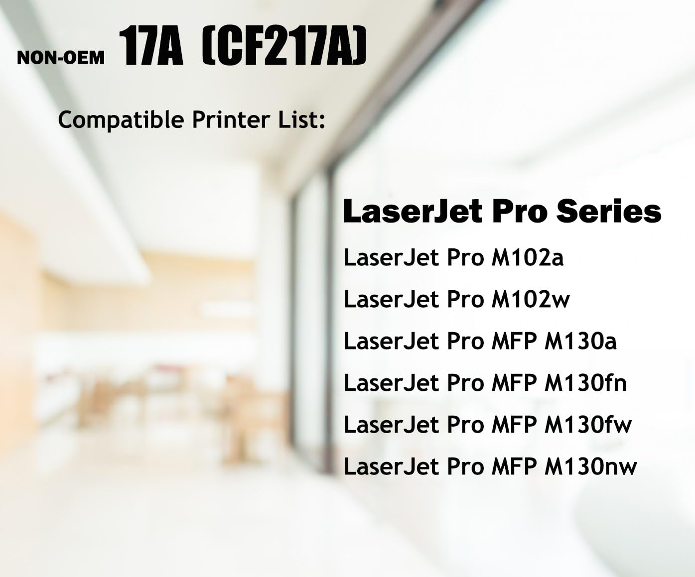 Ultra Toner® Compatible Replacement for HP 19A CF219A Drum Unit & HP 17A CF217A Black Toner Cartridge Laserjet Pro M102a M102w MFP M130a MFP M130fn MFP M130fw MFP M130nw (1 Toner & 1 Drum)