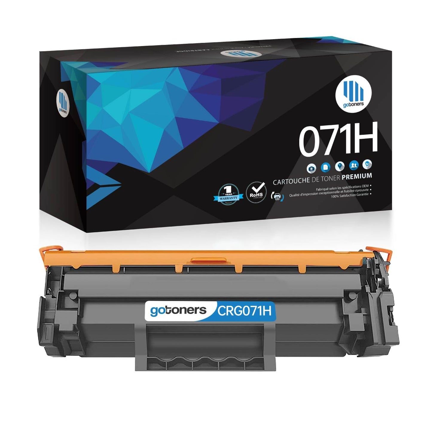 071H CRG071H Black Toner Replacement for Canon 071 CRG-071H 5646C001 High Yield Cartridge (with chip) for ImageClass LBP122dw LBP122 LBP120 MF270 MF272dw MF273dw MF275dw