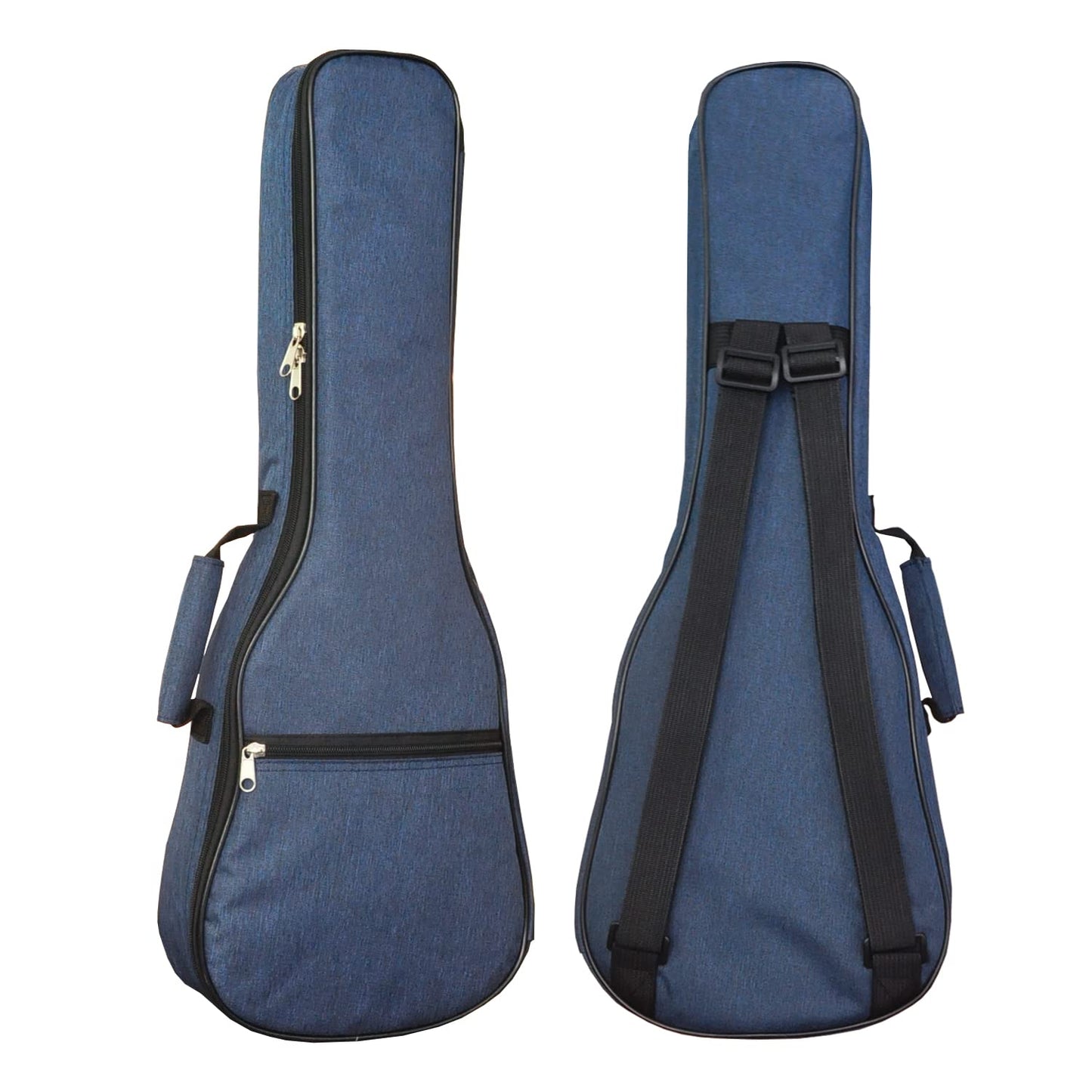 Farcaya Ukulele Case Bag Concert 23 24 inches Soft Adjustable Dual Shoulder straps Backpack Case with 0.39 inch Thick Sponge Padding Protective Waterproof Nylon (23/24, Blue)