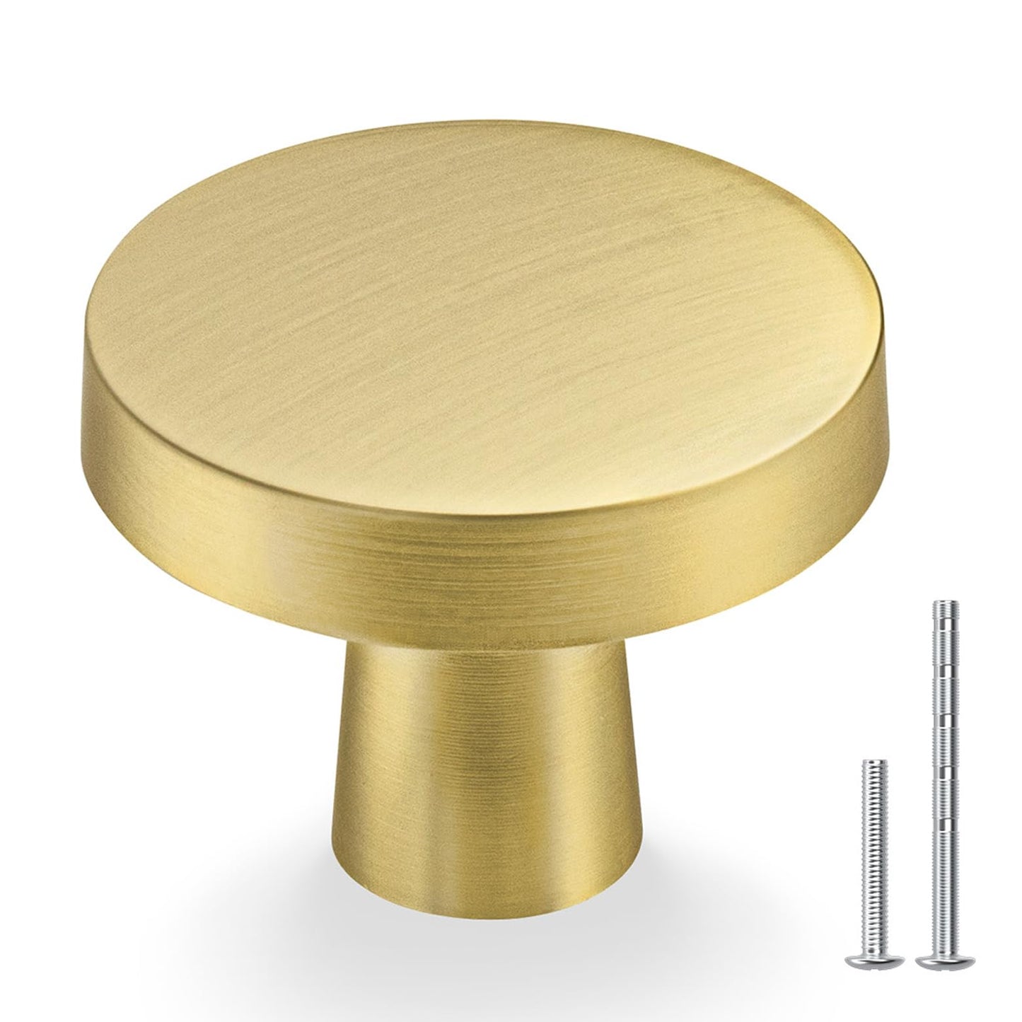 goldenwarm Gold Cabinet Knobs Gold Drawer Knobs Kitchen Cabinet Knob,15 Pack - Kitchen Cupboard Knobs Gold Knobs Brass Drawer Dresser