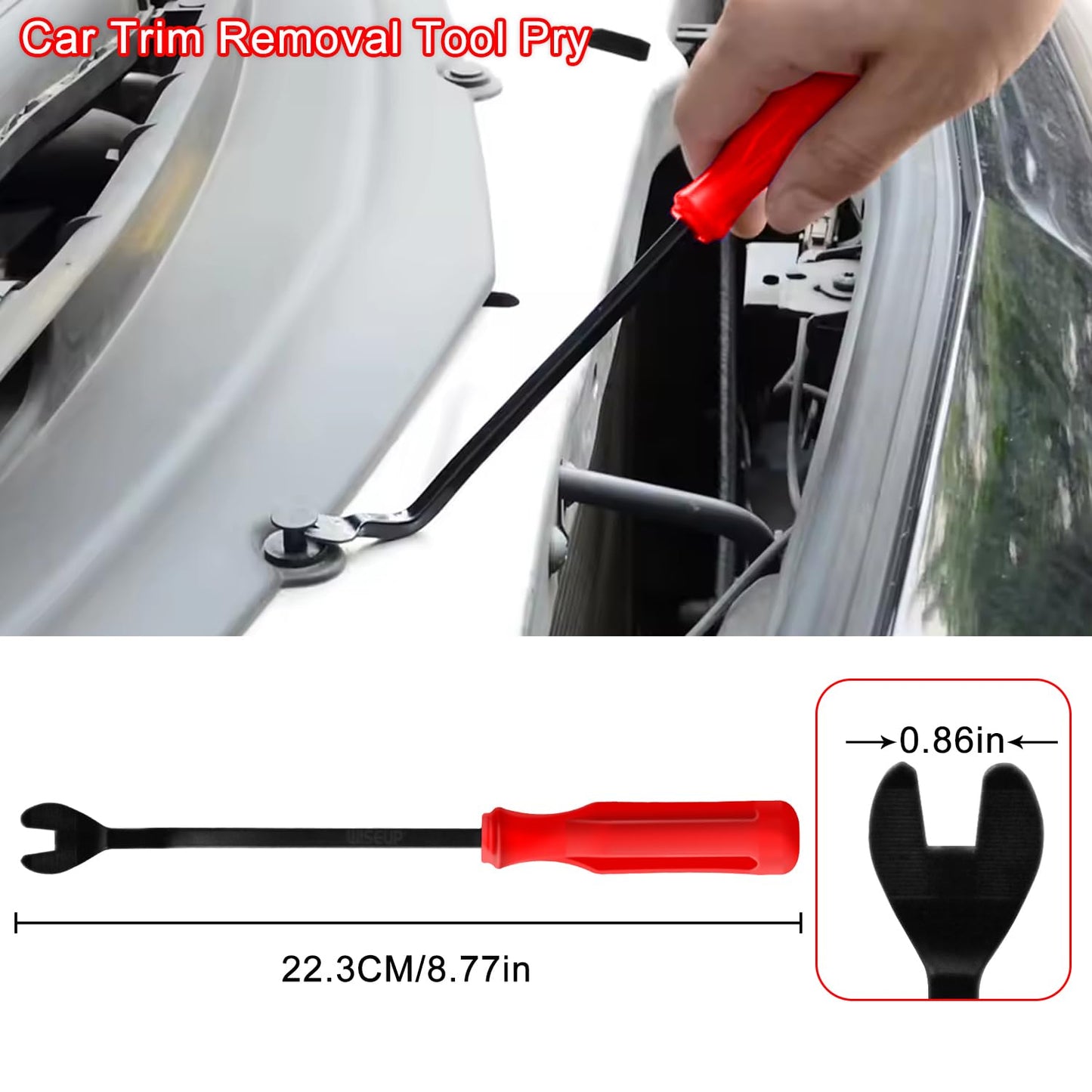 WISEUP Fuel Line Pliers Set, electrical disconnect pliers, hose removal pliers, Hose Clamp Pliers, push pin pliers, 9 Inch Fuel Filter Caliper Set for Auto Maintenance (8 pcs)