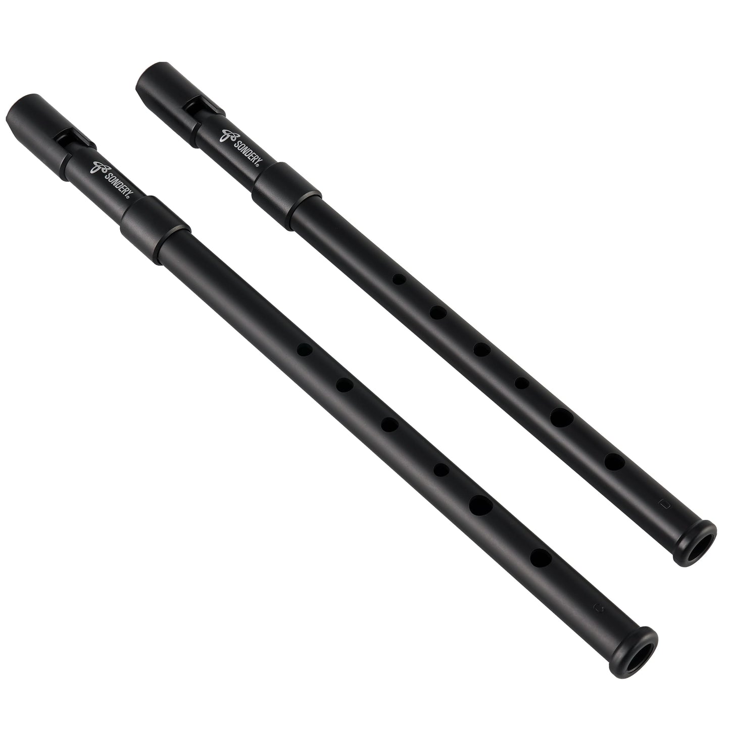 Irish Tin Whistle Set Key of C and Key of D Tin Whistle Penny Whistle ABS Plastic