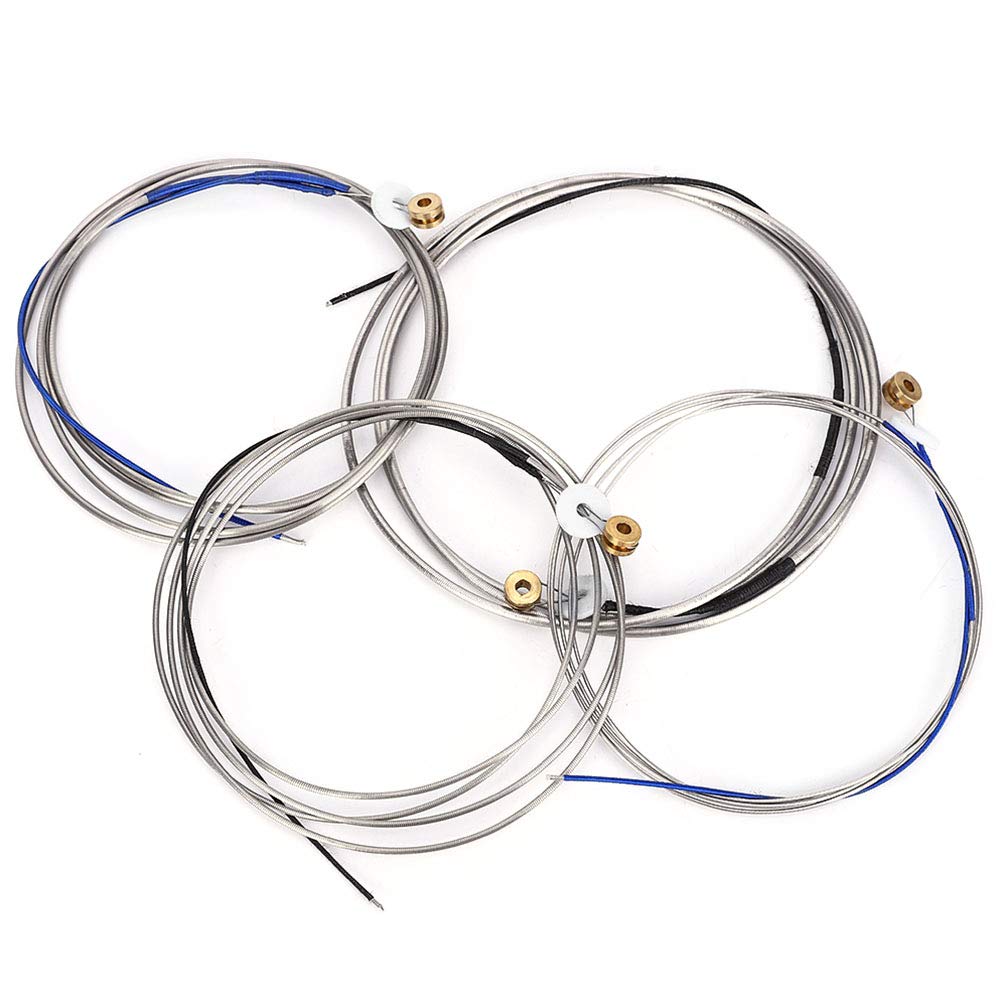 Double Bass String, Professional Double Bass Steel Wire String Music Instrument Accessory for Bass Upright Bass Strings Double Bass Strings