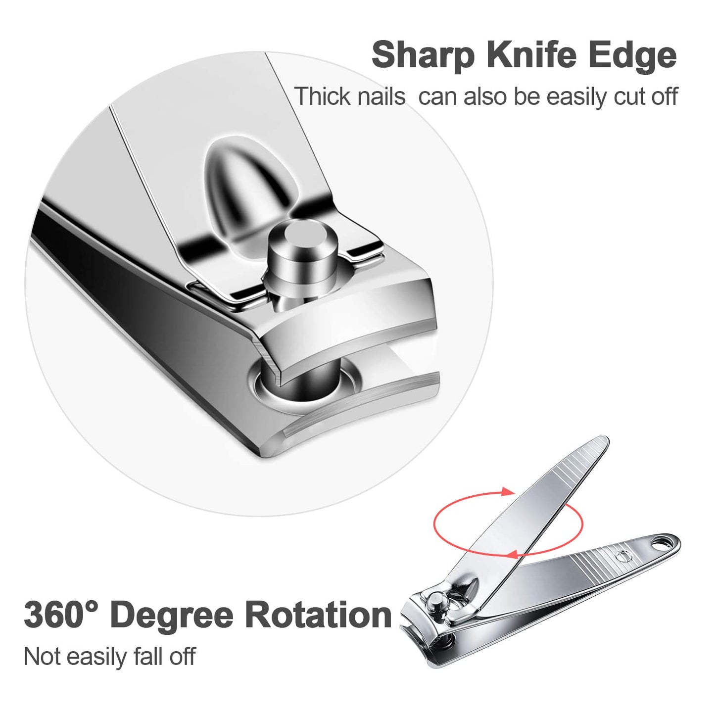 AVERZELLA 100-Pack Nail Clippers Bulk Toenail Fingernail Clippers Pack, Stainless Steel Fingernail Toe Nail Clippers,Portable Mini Nail Cutter Set for Men Women Homeless Care Package Supplies