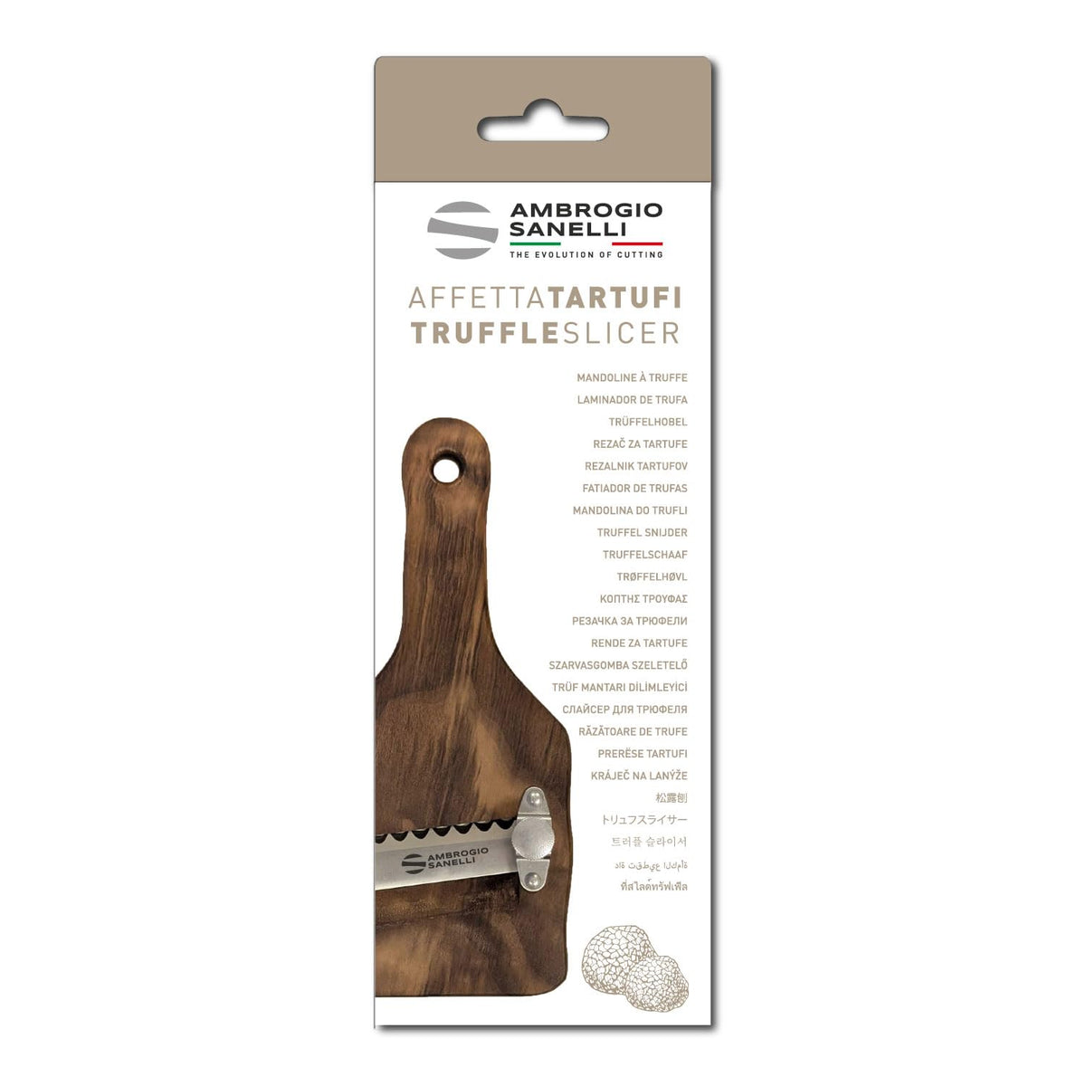 Truffle-Slicer in Wood of palissandro
