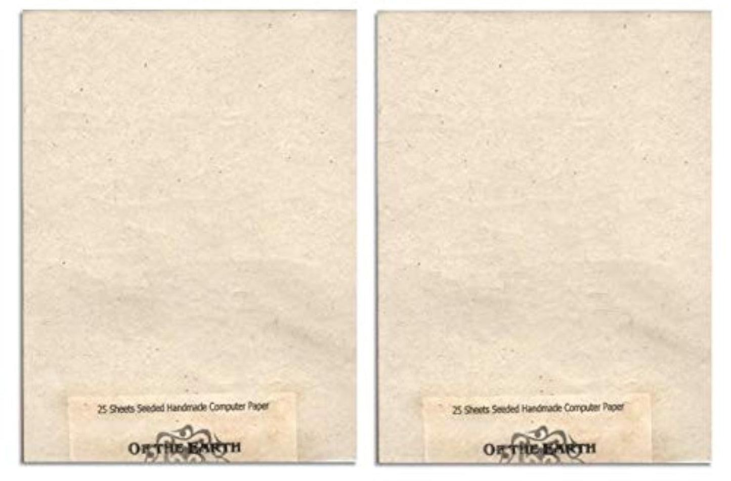 Of The Earth Recycled Lotka Printer Paper Embedded with Wildflower Seed - 8.5" x 11" (2 Pack- 50 Sheets of Paper Total)