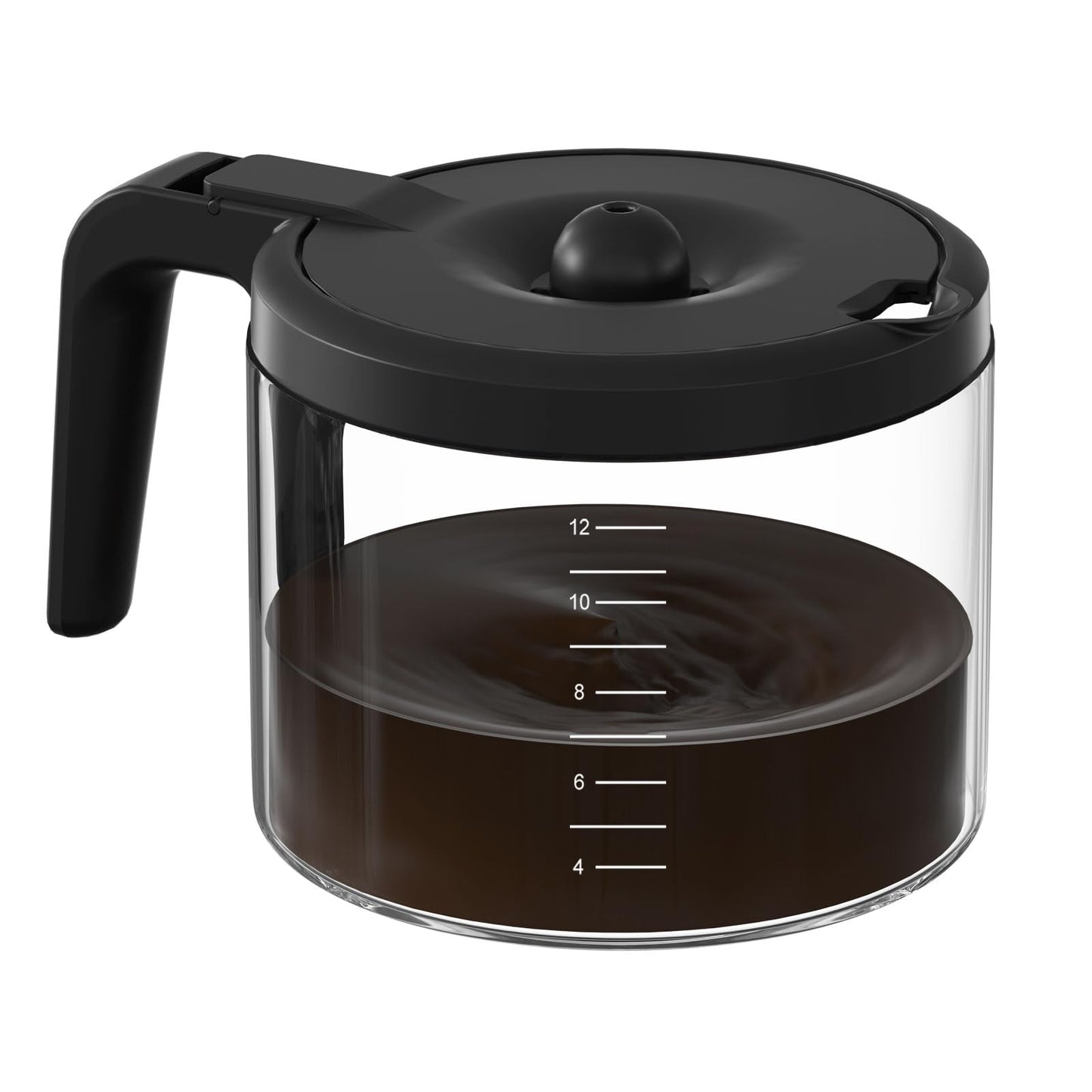 12-Cup Coffee Pot Replacement Compatible with Keurig 5000 & K-Duo Essentials Hot & Cold Brewer Models (NOT Fit K-Duo 5100 Single Server Model)
