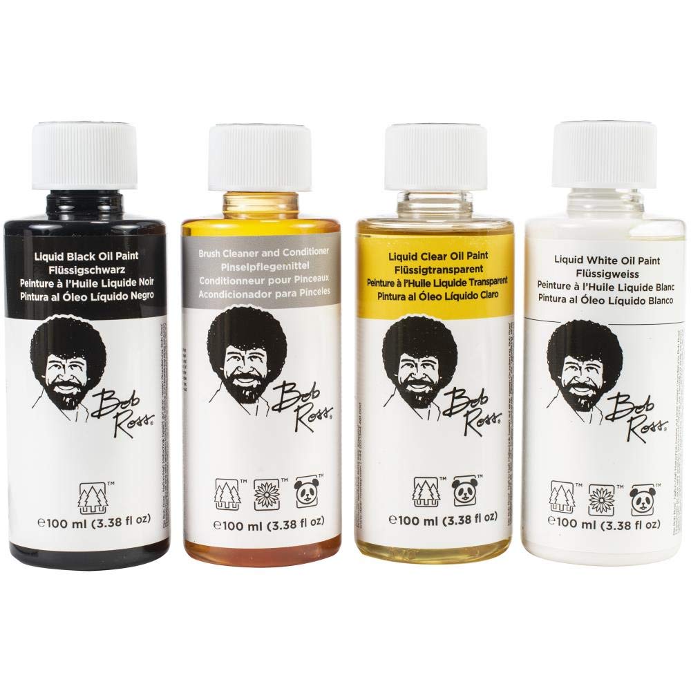 Bob Ross Liquid Value Pack 100ml 4/Pkg
