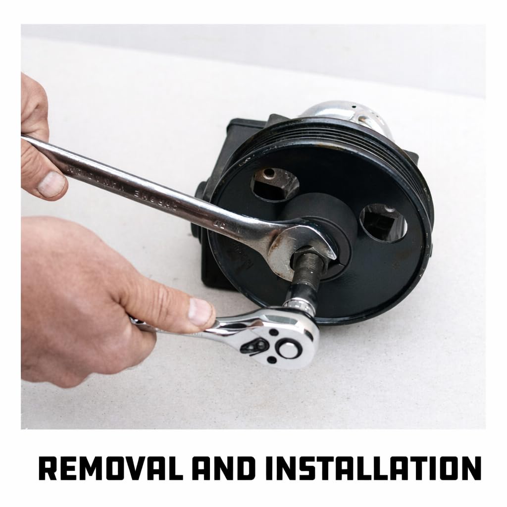 Powerbuilt Alltrade 648605 Kit 20 Power Steering and Alternator Pulley Removal and Installation Tool Set