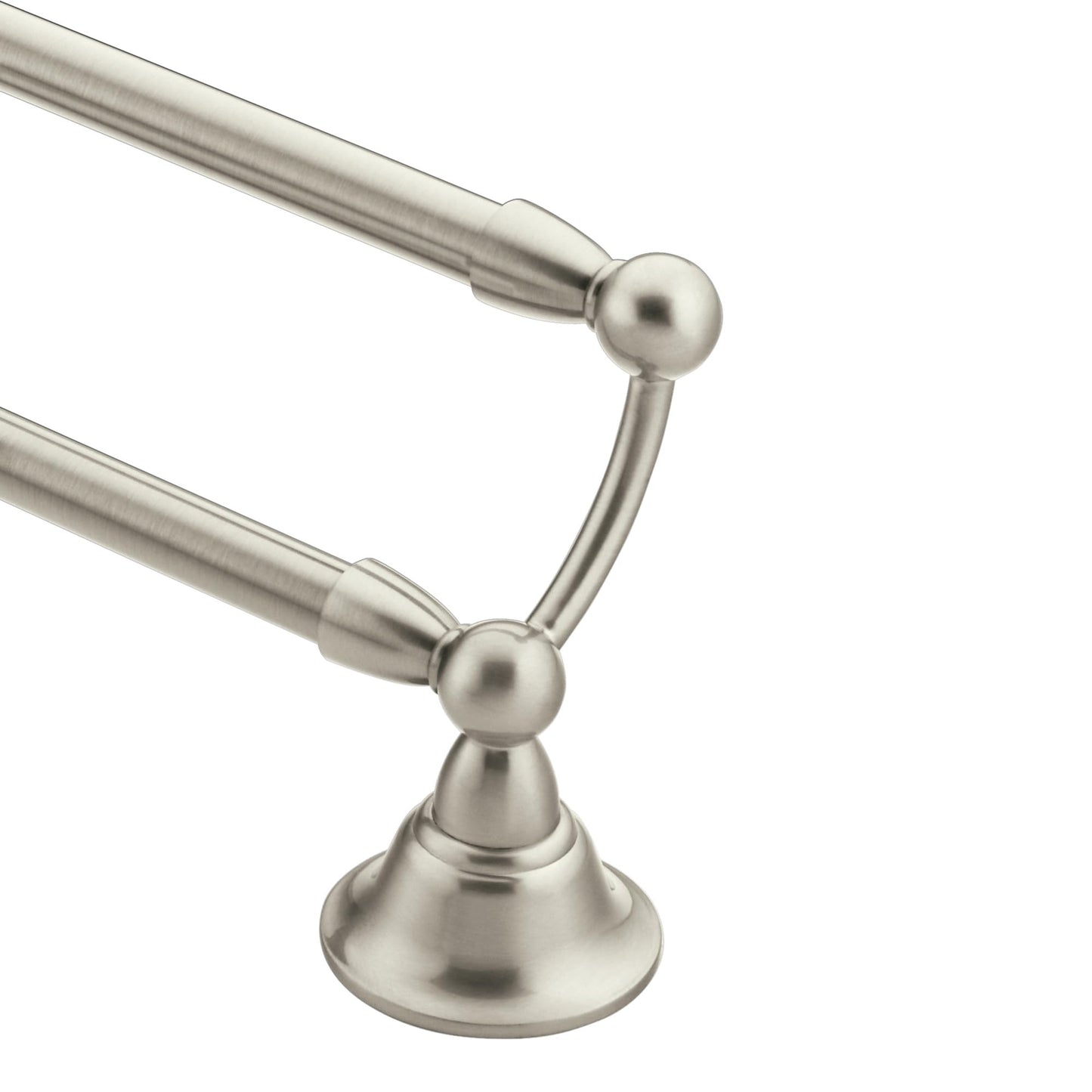 Moen DN6822BN 24-Inch Inspirations Double Towel Bar (Brushed Nickel)