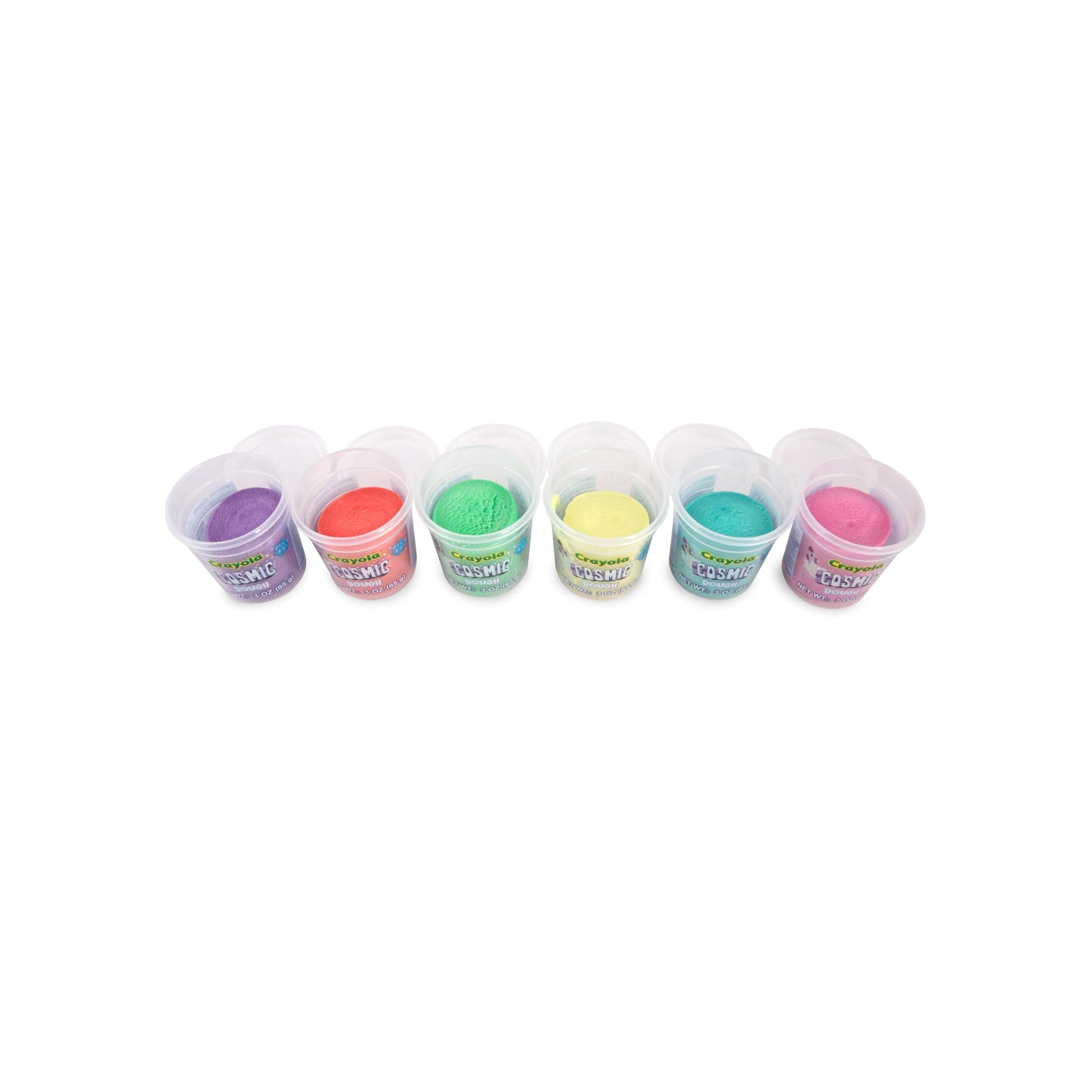 Crayola Cosmic Playdough Set | 20 Tubs (3oz) Sparkly Modeling Clay for Kids in 6 Colors | Non Toxic Play Dough Bulk Pack for Toddler Crafts, Kids Activities, Classroom Supplies & Party Favors