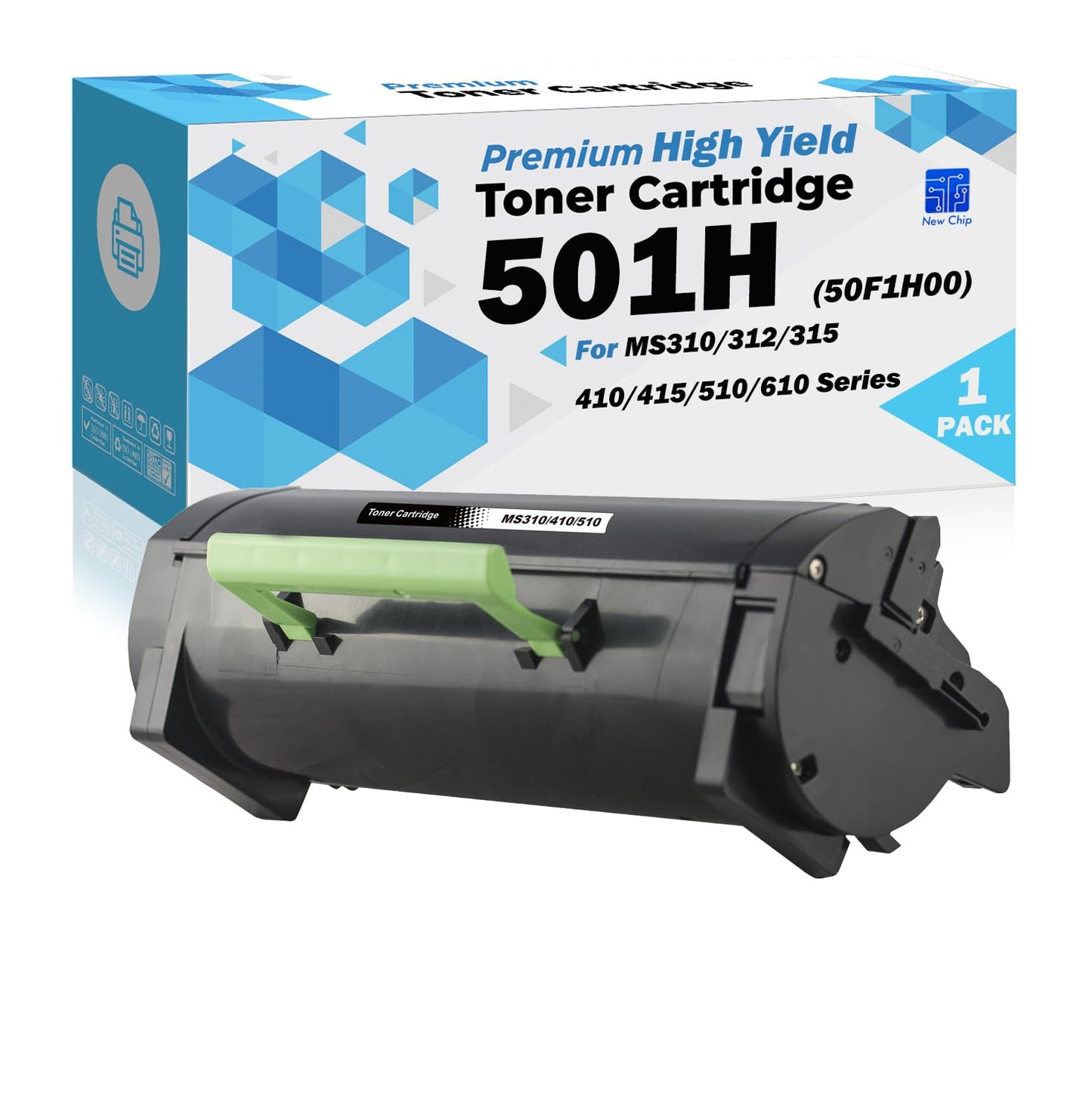 Ultra Toner® Compatible Replacement for Lexmark 50F1H00 50F1000 Toner Cartridge 501H 501 for Lexmark MS310d MS310dn MS312dn MS410d MS410dn MS510dn MS610dn MS610dtn MS610de MS610dte (1PK)