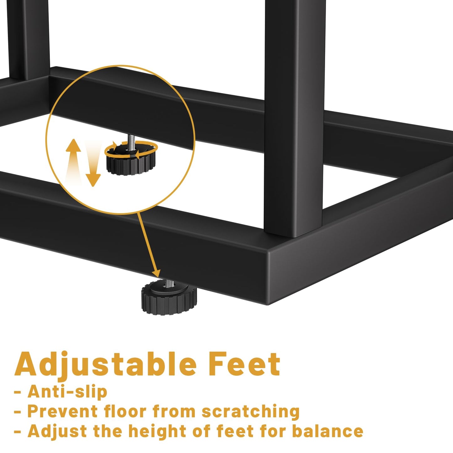 Free Standing Towel Racks for Bathroom, 2 Tier 43" H Freestanding Towel Holder, Floor Towel Drying Rack for Hand Towel Matte Black