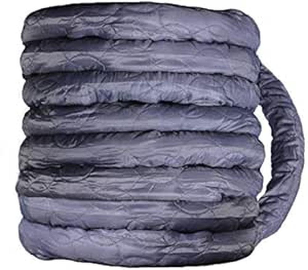 Nadair OVO Universal Padded Cover, Fits All 40 to 42 ft Central Vacuum Hose, Machine Washable, Easy to Install with Zipper, Machine Washable, Zipper, Grey, 40ft (ACCHO-COV40ZIP-GY)