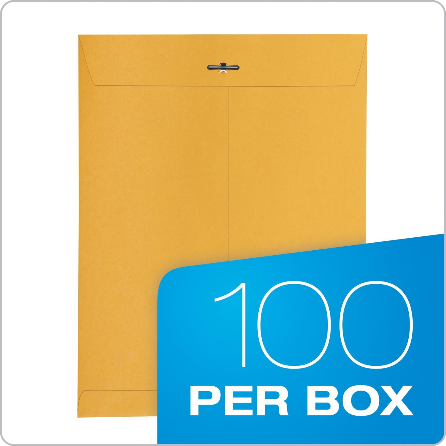 Quality Park Clasp Envelopes, 10x13, Box of 100 (37897)