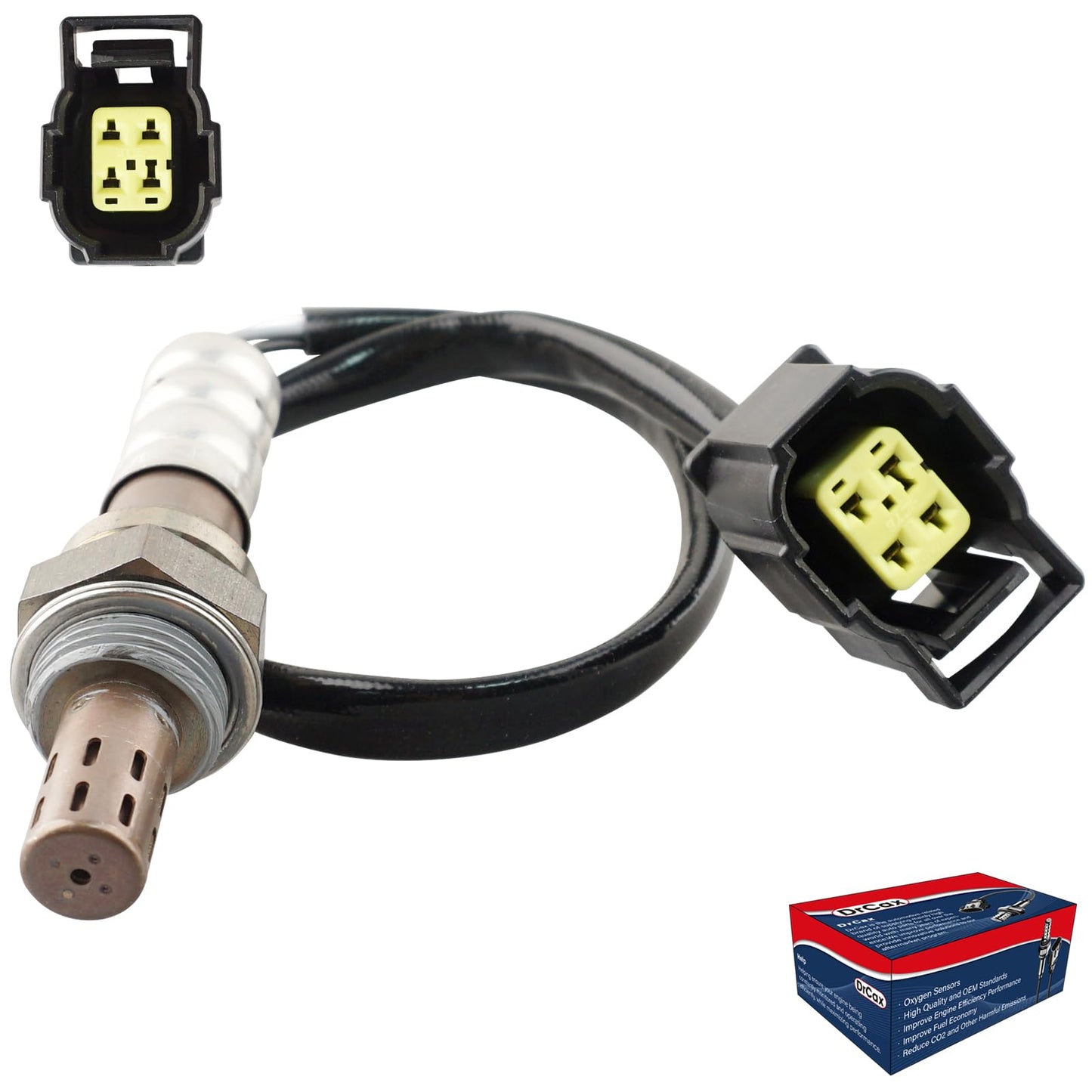 DrCax 234-4274 234-4587 Oxygen O2 Sensor Upstream or Downstream Heated Air Fuel Ratio Compatible with Chrysler Dodge Jeep Mercedes-Benz Mitsubishi Volkswagen Replace 56028994AA
