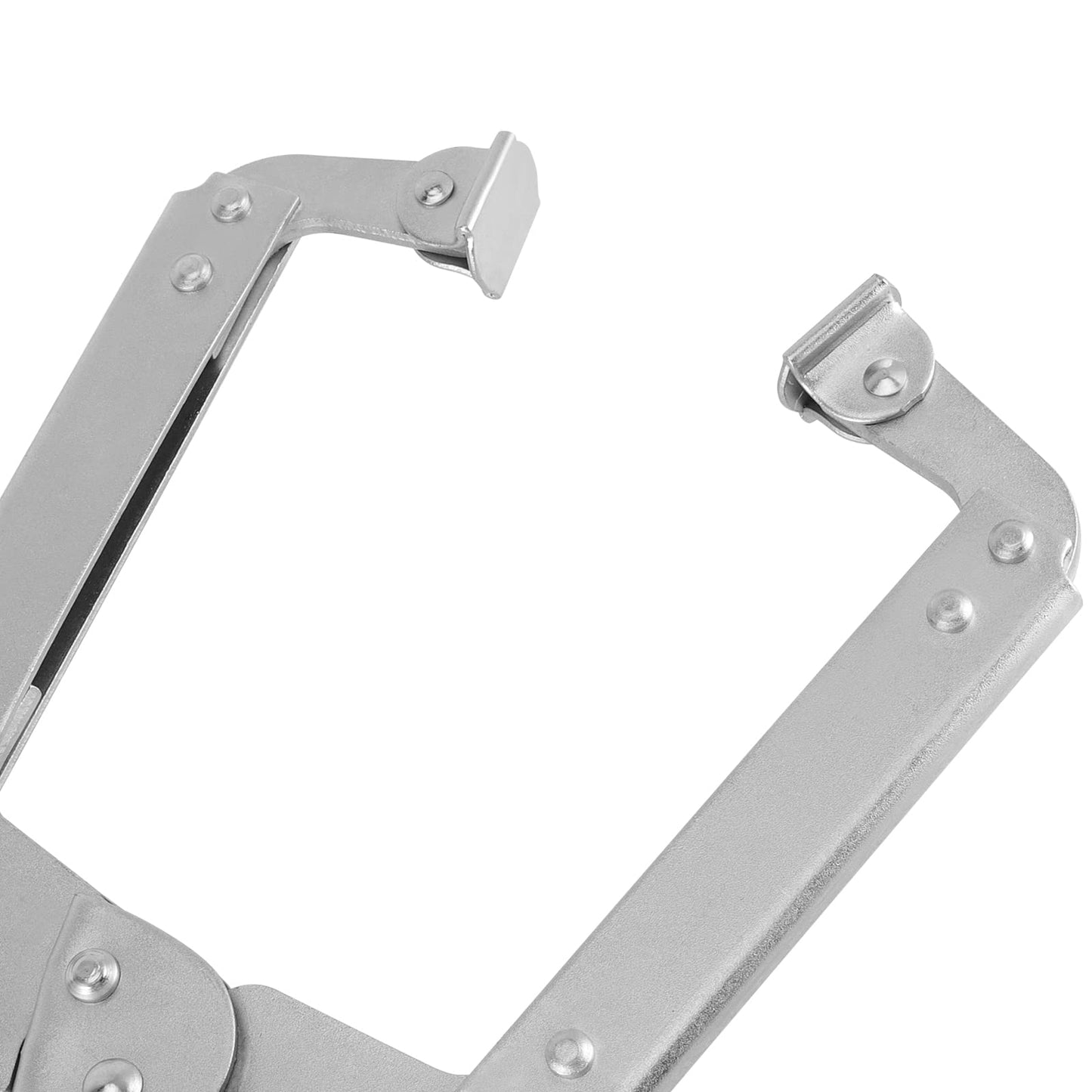 HOZEON 3 PCS 14 Inch C Clamp Locking Pliers, Heavy Duty Welding C Clamp Pliers with Swivel Pads, Vise Grip Locking Pliers Face Clamps for Woodworking, Welding, Building