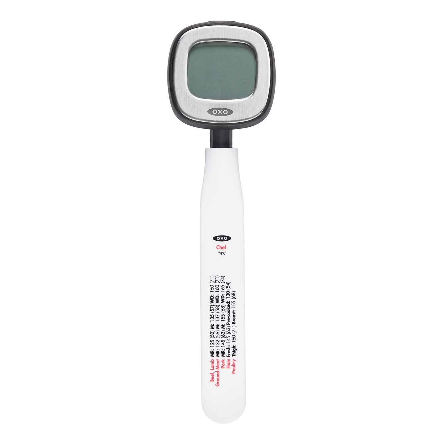 Oxo Good Grips 11181400G Digital Thermometer, Black Dimensions: 7¼''L × 1¾''W