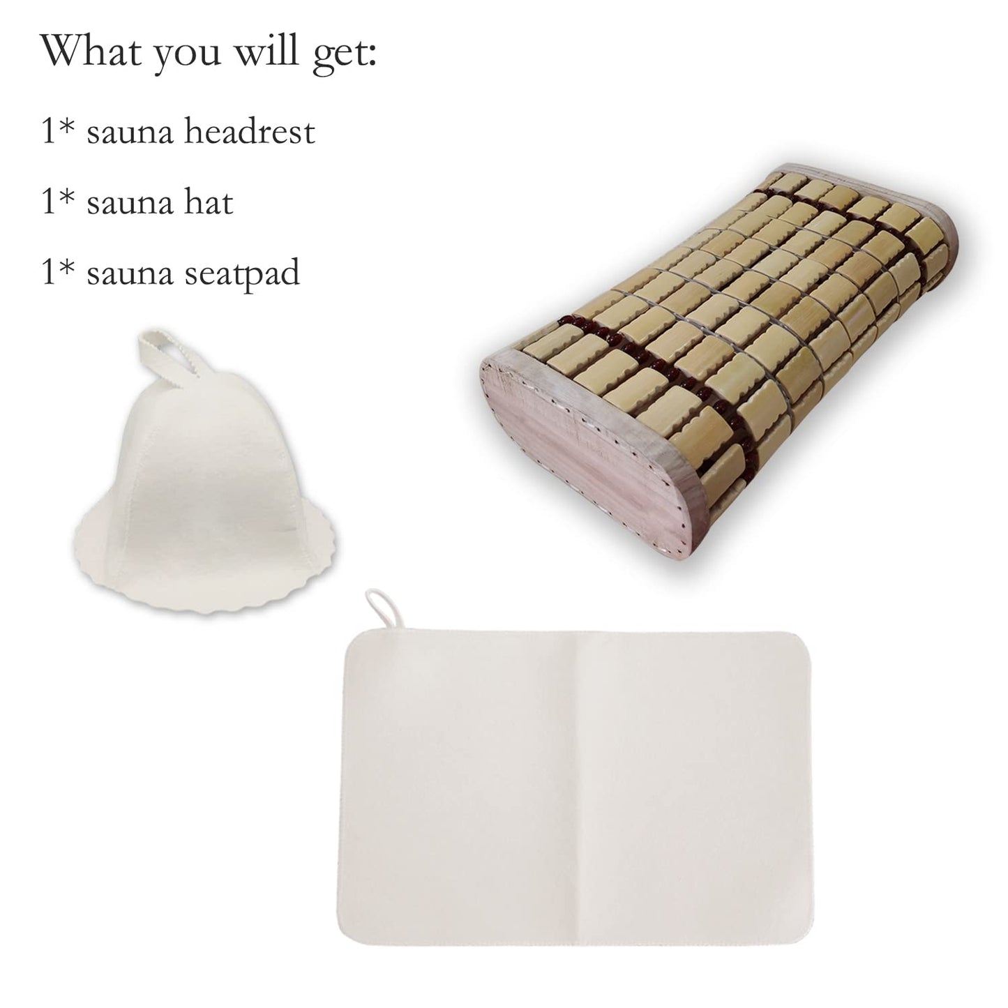 Grehge oo Sauna Headrest Pillow, 100% Natural Handmade Wood Sauna Pillow Sauna Neck Re