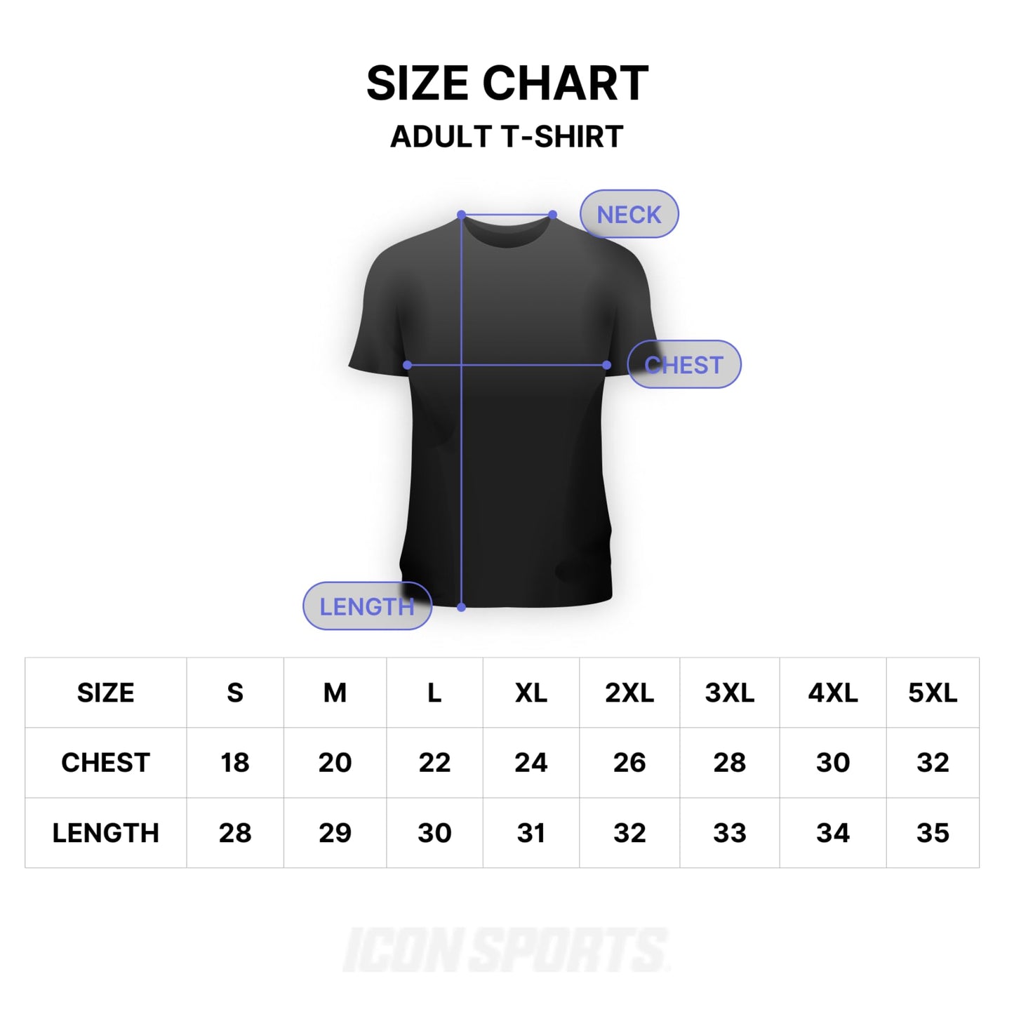 Icon Sports Pro League Soccer Tee – Officially Licensed Unisex Short Sleeve Cotton T-Shirt
