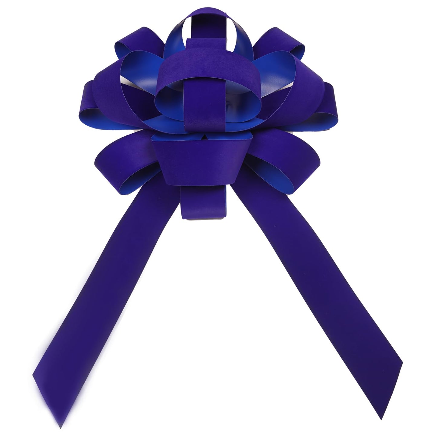 30" Blue Giant Car Bow | 30" Red Velvet Car Bow - Big Car Bow with Non Scratch Magnet Base, Weather Resistant and Waterproof Vinyl Magnetic Car Bow (1 Pack)