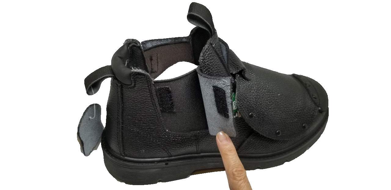 D10 CSA approved Safety Shoes, Work Boots, Construction Boots (12 men US wide, black)