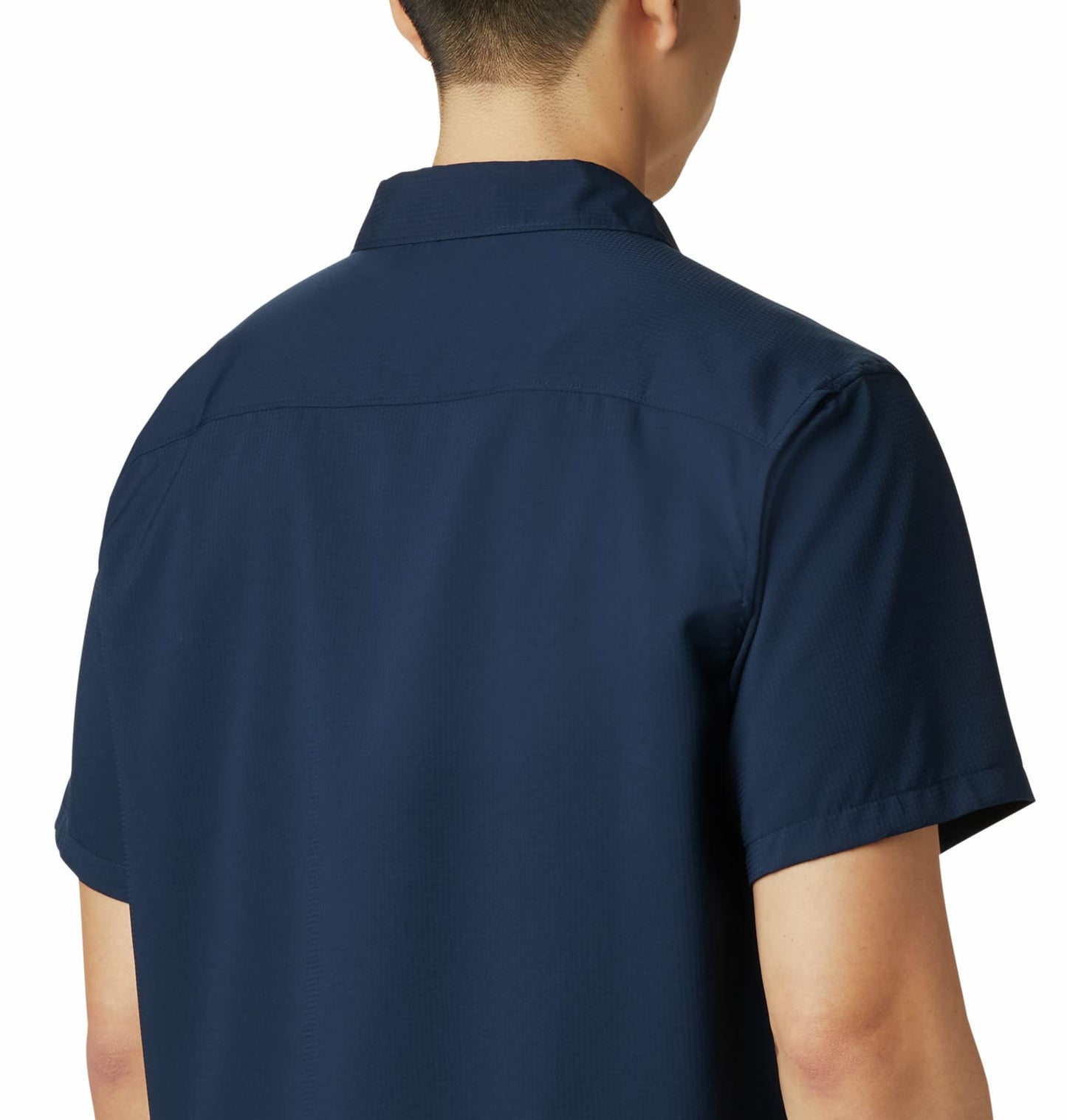 Columbia Men's Utilizer II Solid Short Sleeve Shirt -Collegiate Navy, L