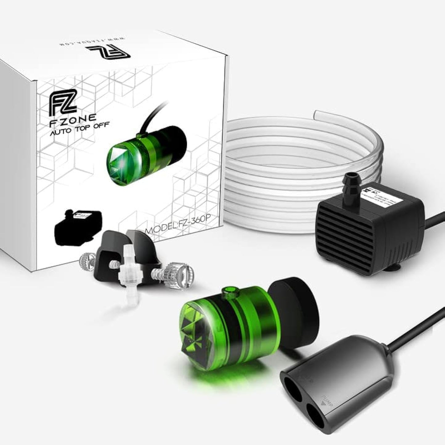 Fzone Aquarium ATO Auto Top Off Refilling System with Dual Optical Sensor for Both Reef and Fresh Tank （360P