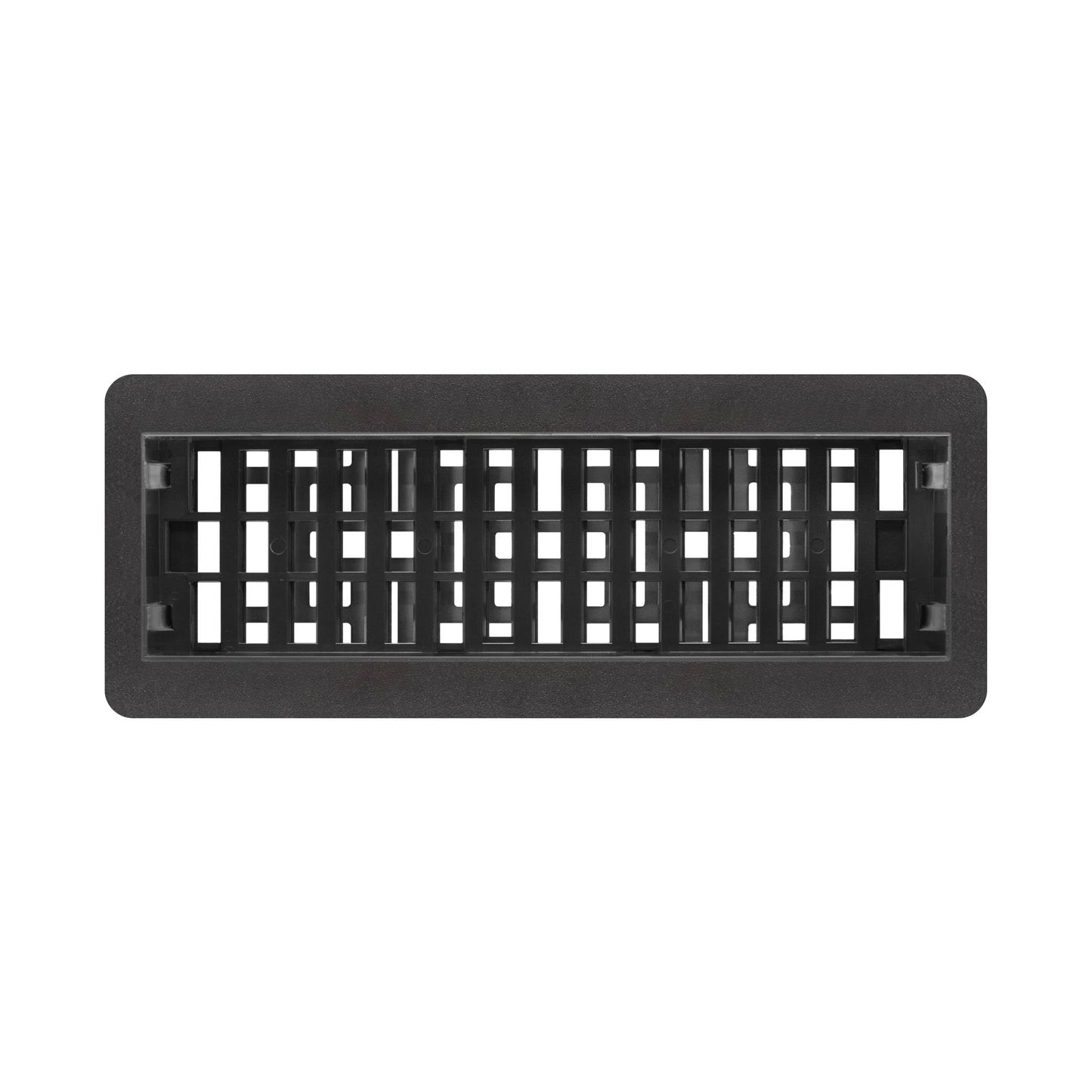 Decor Grates (4-Pack) LAJH310-BLK Oriental Low Profile Floor Register, 3x10 Inches, Textured Black Finish